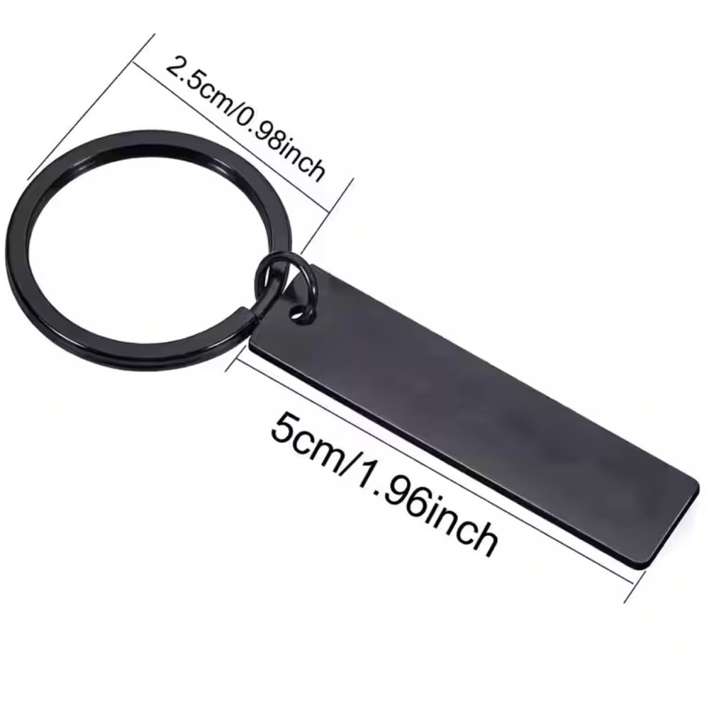Black Keychain with 'Let Them' wording - Picture 2 of 5